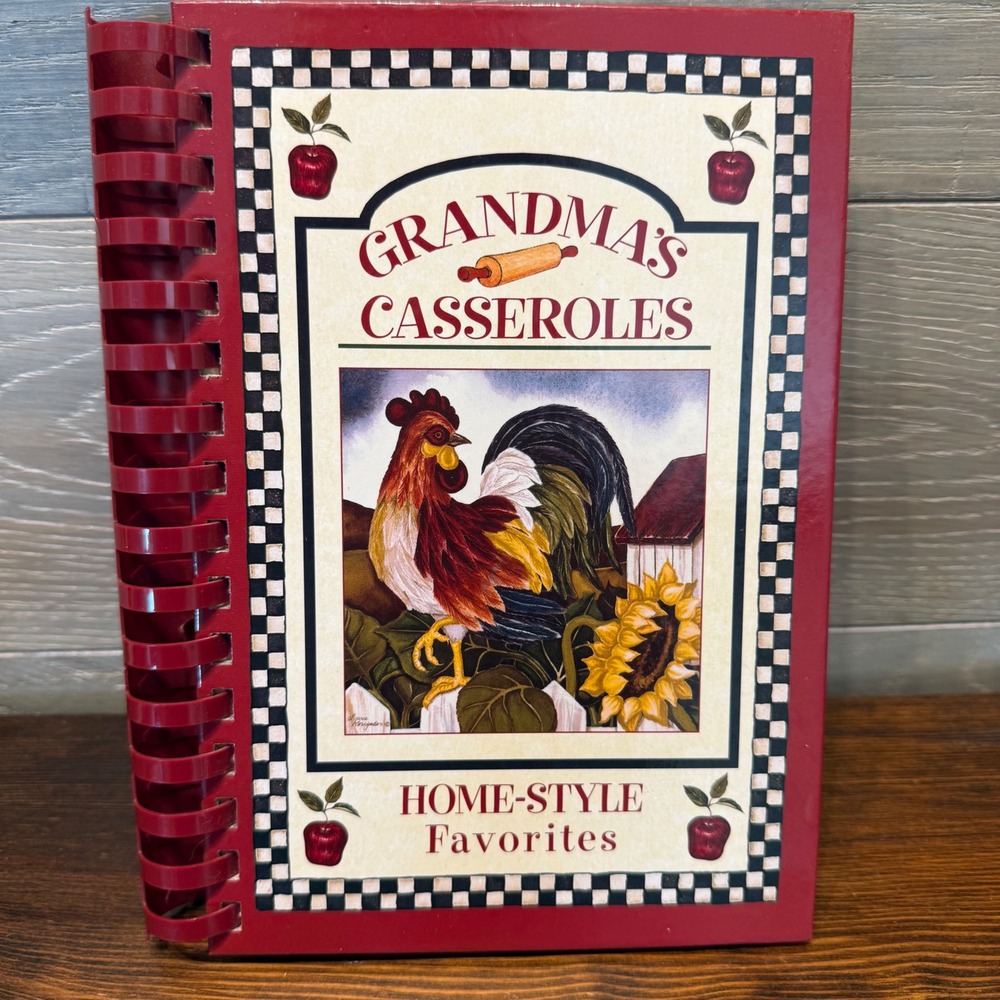 Grandma's Casseroles Home-Style Favorites Cookbook Spiral Bound Laurie Korsgaden